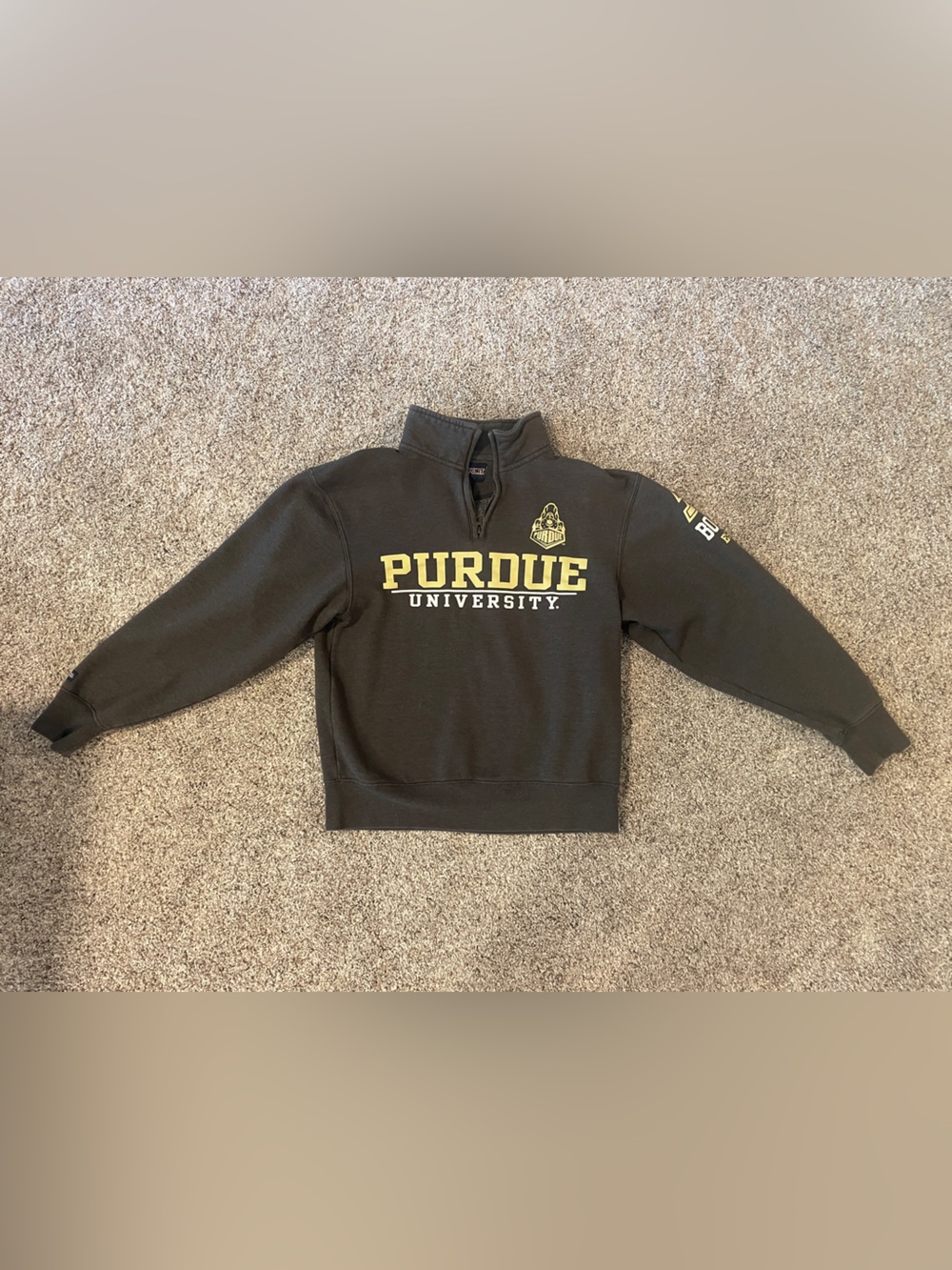 Jansport Black and Gold Half-Zip Pullover